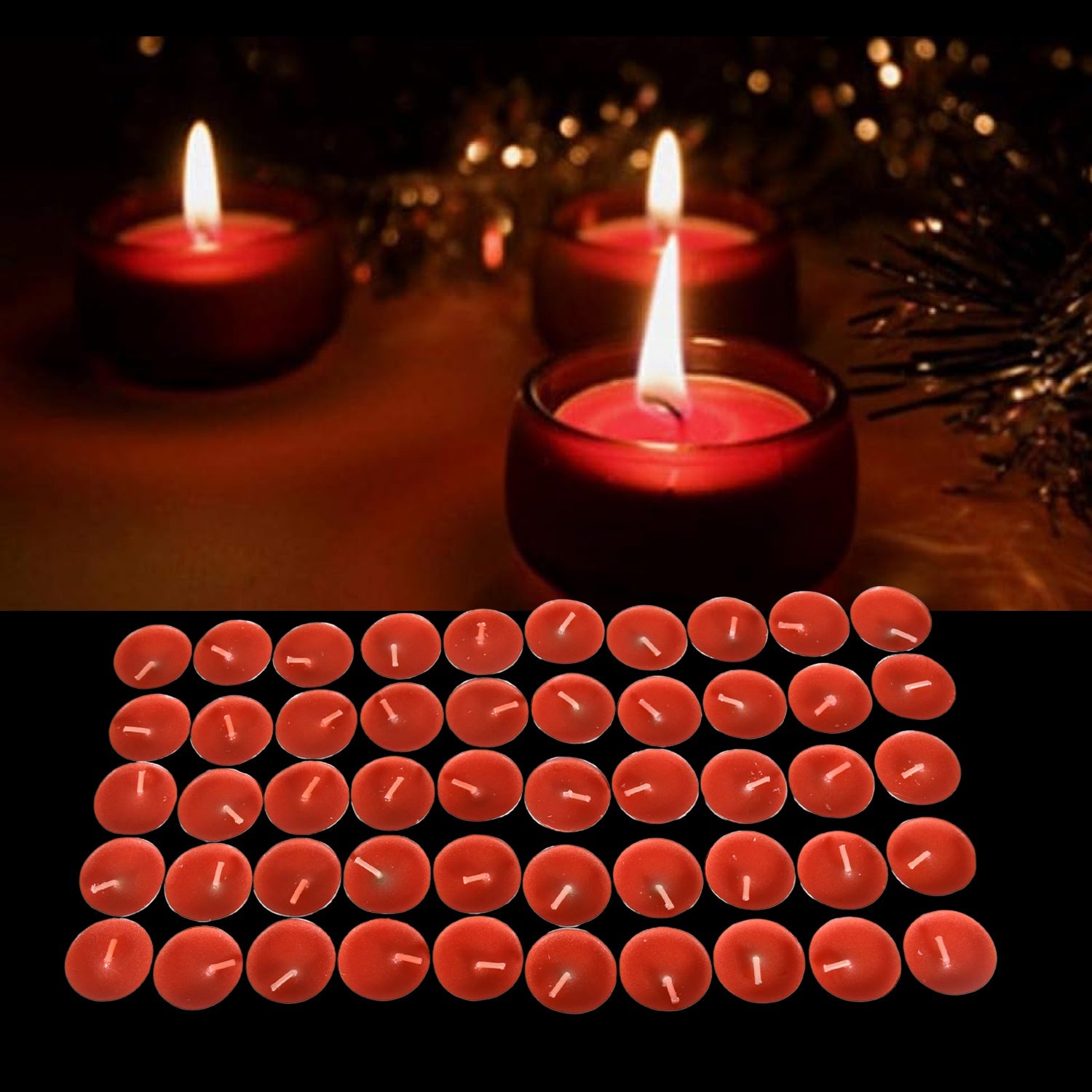 12691 Tealight Candles Set, Smokeless Candles, Tealight Diwali Candles for Diwali, Home Decor, Decoration, Party, Festivals for Mood Dinners Parities Home Decoration Wedding Candle (50 Pcs set) 12691 Tealight Candles Set, Smokeless Candles, Tealight Diwali Candles for Diwali, Home Decor, Decoration, Party, Festivals for Mood Dinners Parities Home Decoration Wedding Candle (50 Pcs set)